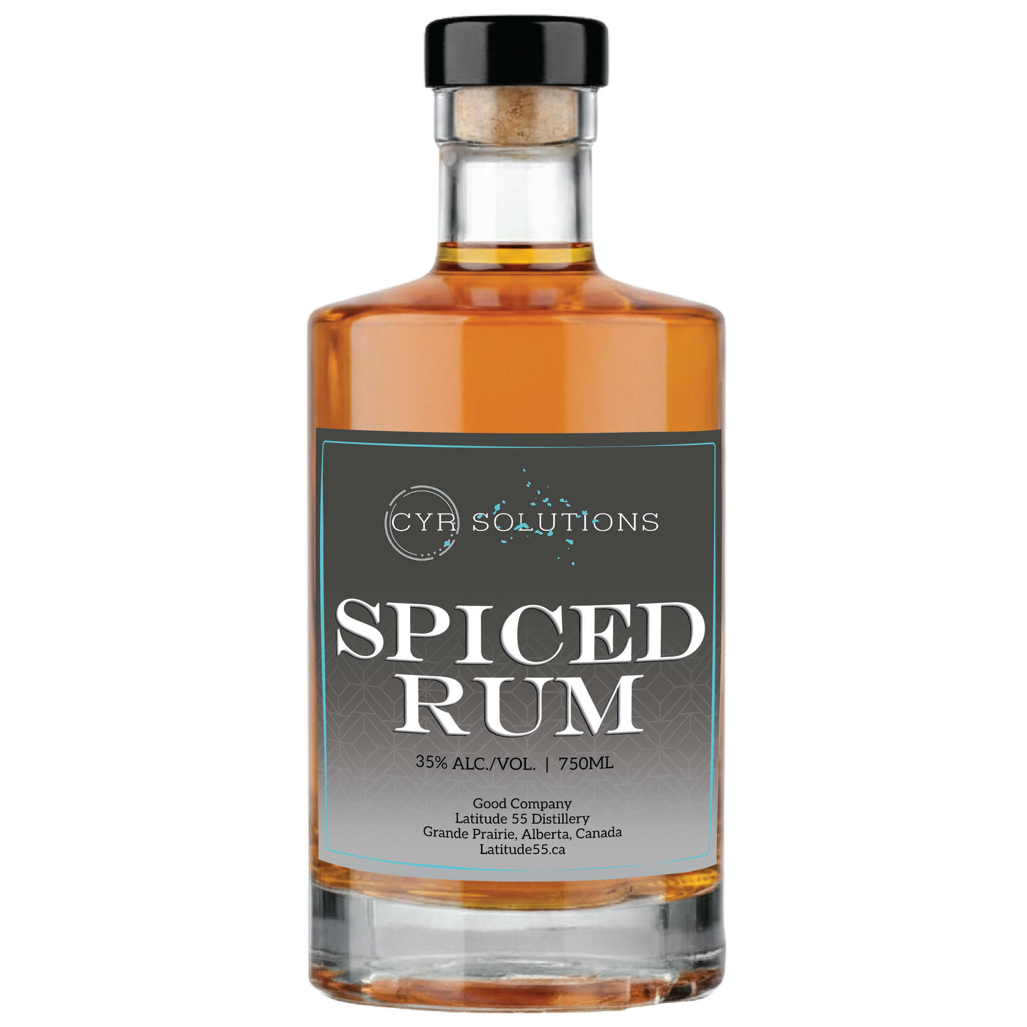 Spiced Rum - Branded Bottles – Latitude 55 Distillery