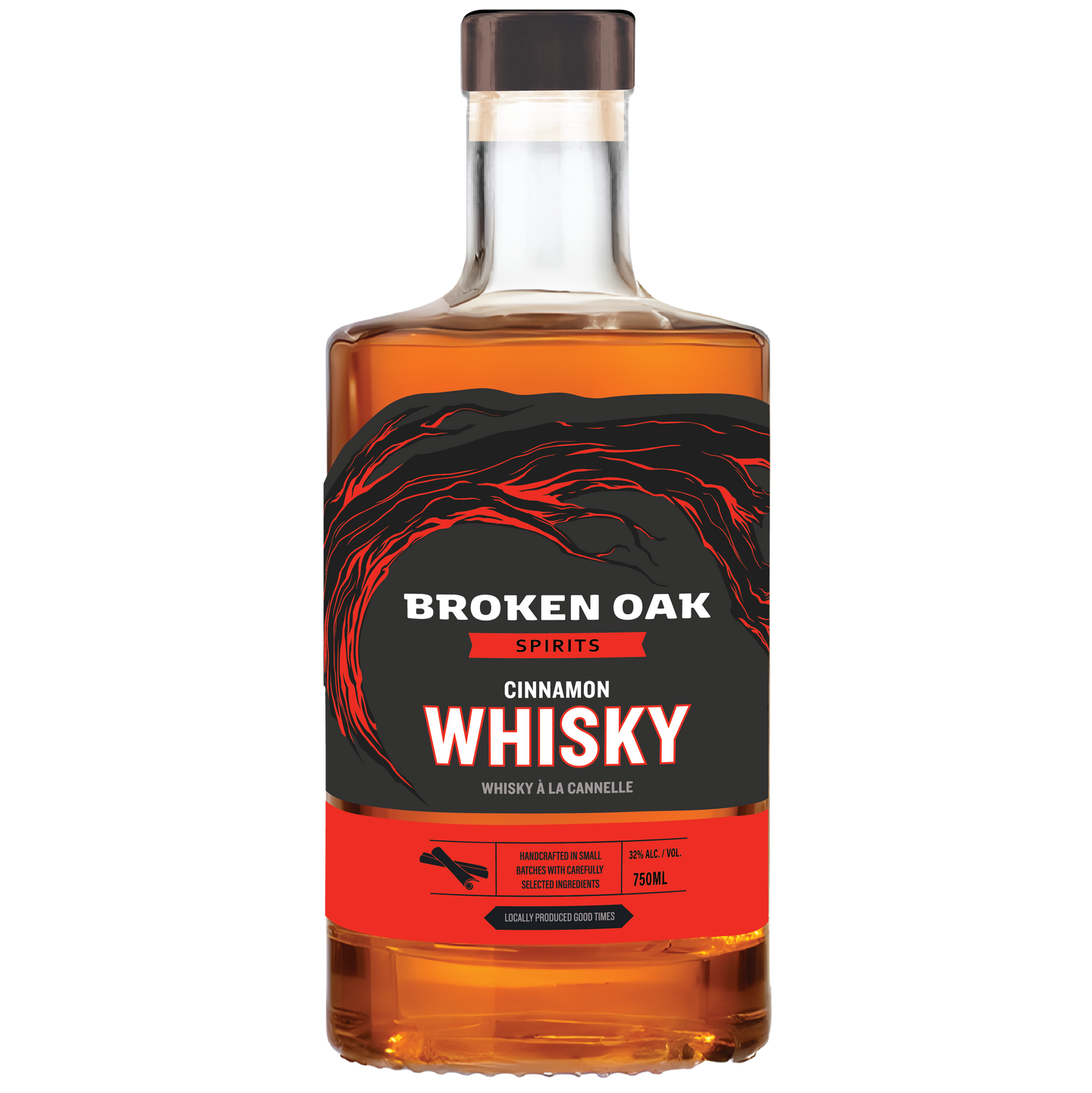 Broken Oak Cinnamon Whisky