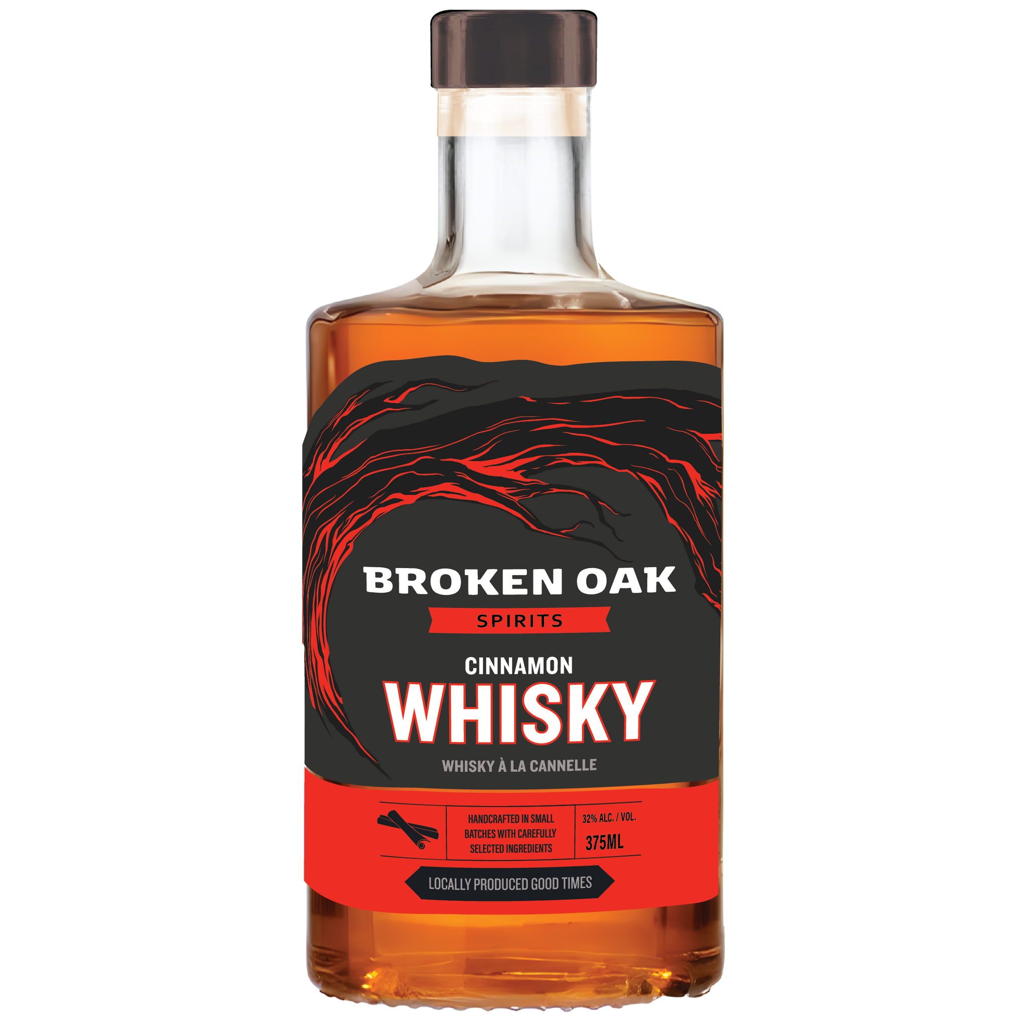 Broken Oak Cinnamon Whisky – Latitude 55 Distillery