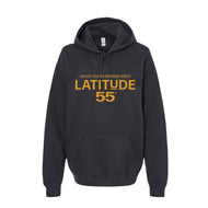 Latitude 55 Black Hoodie